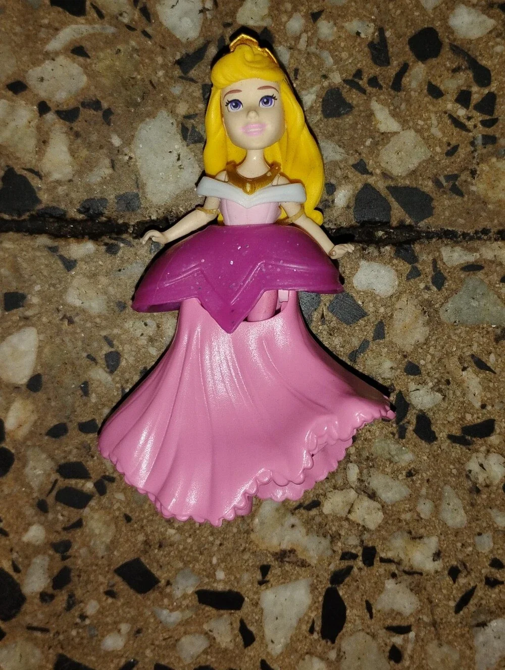 Yellow, Pink, and Teal Princess Doll Figures - Kids Toys
